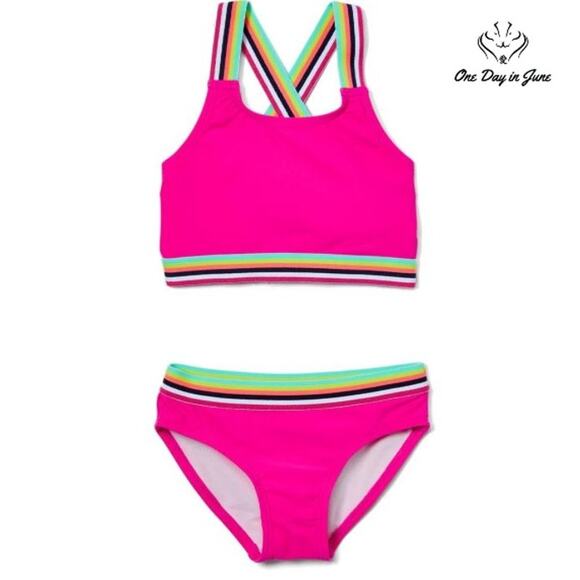 Kanu Surf Tanya UPF 50+ Beach Sport Bikini Swimsuit Size 5 - Picture 1 of 3